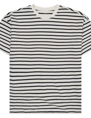 KnowledgeCotton Apparel T-Shirt Loose Stripes