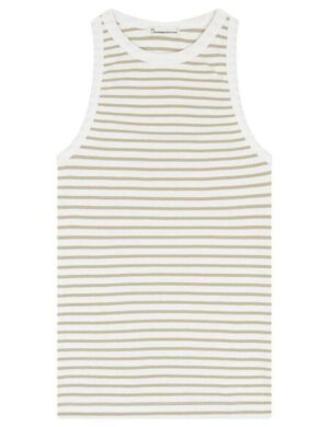 KnowledgeCotton Apparel Tanktop gerippt – Racer rib top – aus Bio-Baumwolle