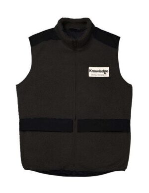KnowledgeCotton Apparel Teddy Fleece Weste aus recycelten Polyester