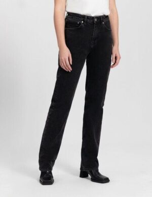 Kuyichi Straight Fit Jeans – Rosa – aus Biobaumwolle (vintage black)
