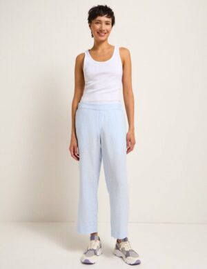 LANIUS 7/8-Hose aus französischem Leinen