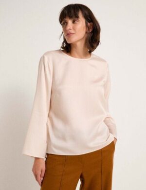 LANIUS Bluse mit Schlitzen aus TENCEL Lyocell