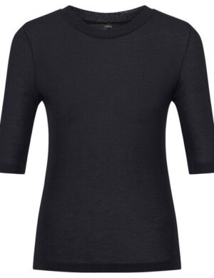 LANIUS Halbarm-Stehkragenshirt