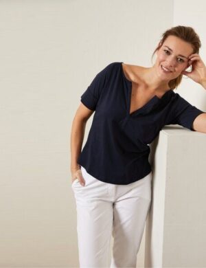 LANIUS Halbarmshirt aus Bio-Baumwolle GOTS