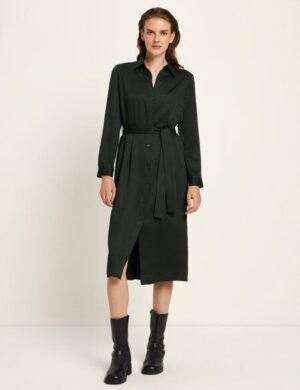 LANIUS Hemdblusenkleid aus TENCEL Lyocell
