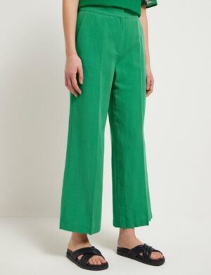LANIUS Hose mit weitem Bein aus TENCEL und Bio-Leinen