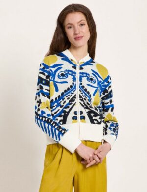 LANIUS Jacquard Strickjacke