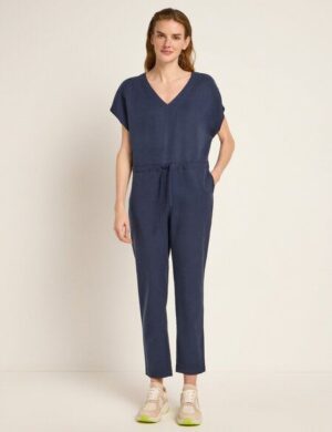 LANIUS Jumpsuit STRIPE aus TENCEL und Bio-Leinen