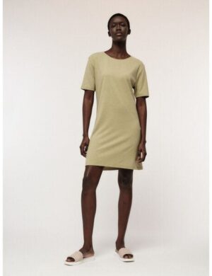 LANIUS Kleid mit Rückenausschnitt aus Hanf und Bio-Baumwolle