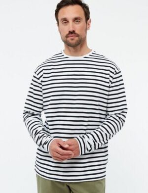 Givn Berlin Gestreiftes Langarmshirt GBPITTIE aus Bio-Baumwolle