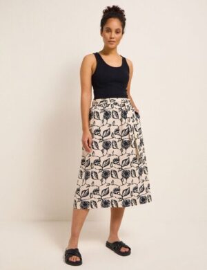 LANIUS Midirock Print Botanical Garden aus Bio-Baumwolle