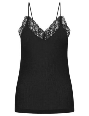 LANIUS Ripp-Top mit Spitze