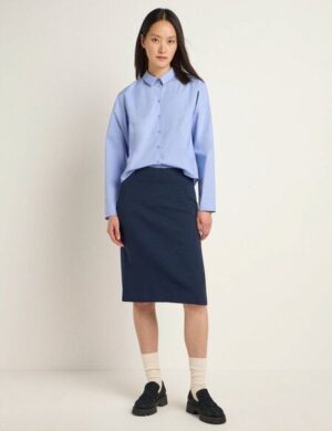 LANIUS Rock mit Struktur aus Bio-Baumwolle