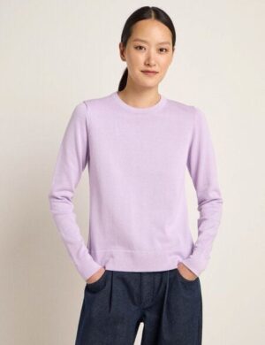 LANIUS Rundhalspullover aus Bio-Baumwolle