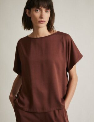 LANIUS Satin-Shirt aus LENZING ECOVERO