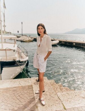 LANIUS Shorts (GOTS) aus Bio-Leinen