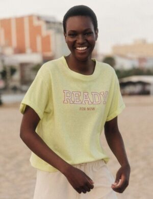 LANIUS Statementshirt READY (OCS) aus Hanf und Bio-Baumwolle