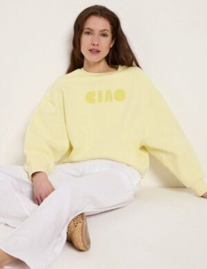 LANIUS Statementsweatshirt Pullover aus Bio-Baumwolle