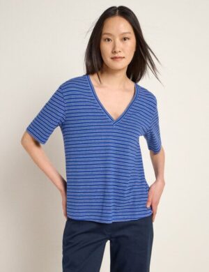 LANIUS Streifenshirt (OCS) aus Hanf und Bio-Baumwolle