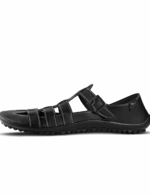 Leguano - Jaro Black - Barfußschuh Sandale