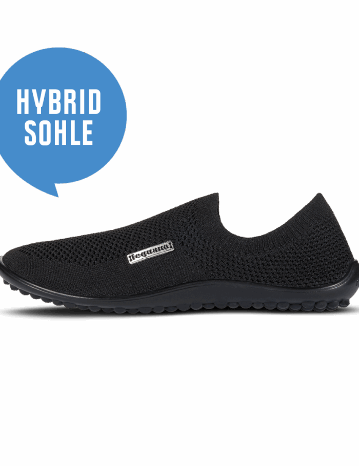 Leguano - Scio Hybrid Black - Barfußschuh Sneaker