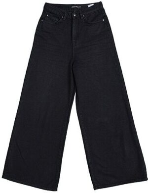 Lovjoi Wide Cropped BARLERIA overdyed black