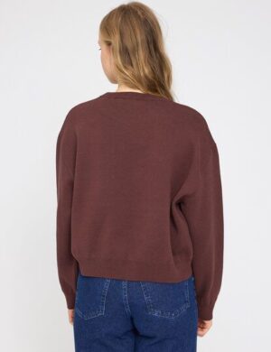 Mazine Baumwollstrickpullover Cherry