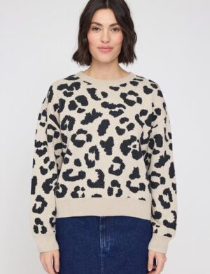 Mazine Baumwollstrickpullover Leo