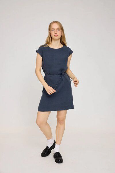 Mazine Mini-Kleid aus 100% Leinen Mazine Mini-Kleid aus 100% Leinen