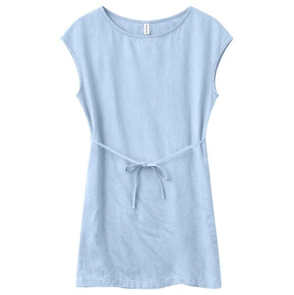Mazine Mini-Kleid Tencel light blue wash Mazine Mini-Kleid Tencel light blue wash