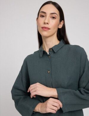 Mazine Sommerbluse Linen 3/4 - aus 100% Leinen