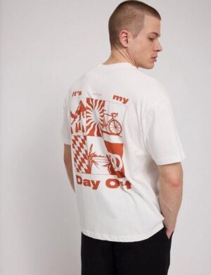 Mazine T-Shirt aus Bio-Baumwolle - Day Off Backprint