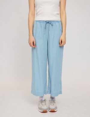 Mazine Weite Hose in Denim Look - aus Lyocell