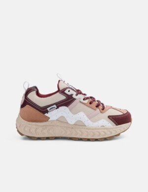 MoEa Sneakers Dune - Beige & Wine - Grapes