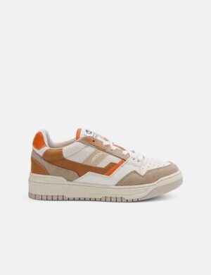 MoEa Sneakers Echo - Brown & Orange - Orange