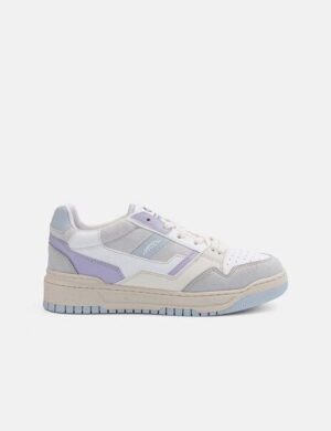 MoEa Sneakers Echo - Grey & Lila - Apple