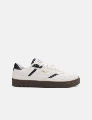 MoEa Sneakers Origin Low - Black & White - Corn