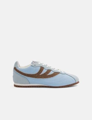 MoEa Sneakers Rise - Blue & Brown - Palm