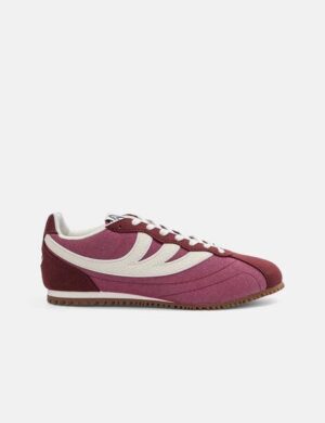 MoEa Sneakers Rise - Bordeaux & Beige - Mushroom