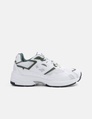 MoEa Sneakers Rush - White & Green - Apple