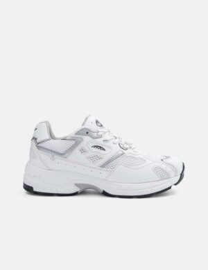 MoEa Sneakers Rush - White & Silver - Apple