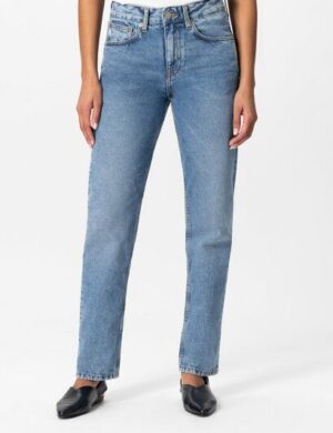 MUD Jeans Damen Jeans Easy Go - Stone Vintage