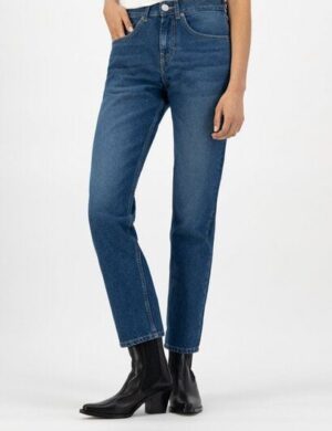 MUD Jeans Damen Jeans Easy Go - Used Stone