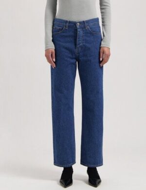 MUD Jeans Damen Jeans Emma Low Loose - Medium Stone