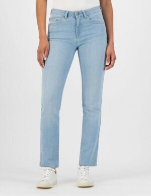 MUD Jeans Damen Jeans Faye Straight - Sunny Stone