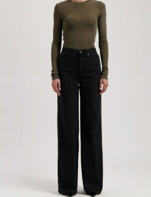 MUD Jeans Damen Jeans Loose Fit Sara – Nero Nero