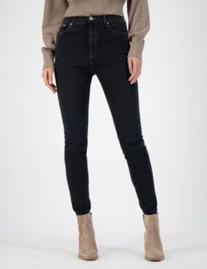MUD Jeans Damen Jeans Sky Rise Skinny - Stone
