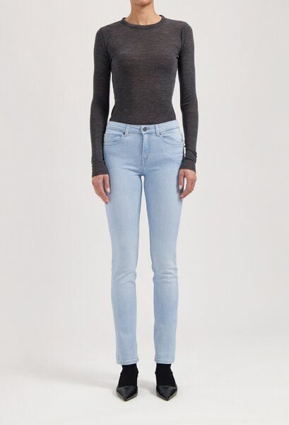 MUD Jeans Damen Jeans Slim Fit Faye - Sunny Stone MUD Jeans Damen Jeans Slim Fit Faye - Sunny Stone