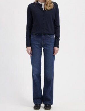 MUD Jeans Damen Jeans Straight Leg Carry - Faded Vintage