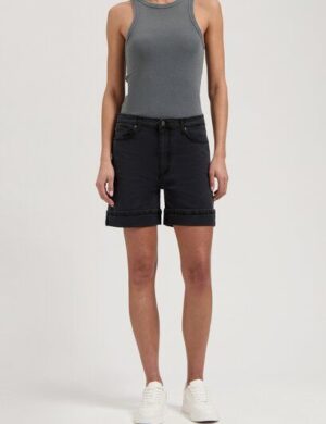 MUD Jeans Damen Shorts Luna – Black Vintage